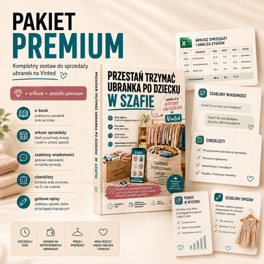 PREMIUM — Pełny system sprzedaży ubranek na Vinted